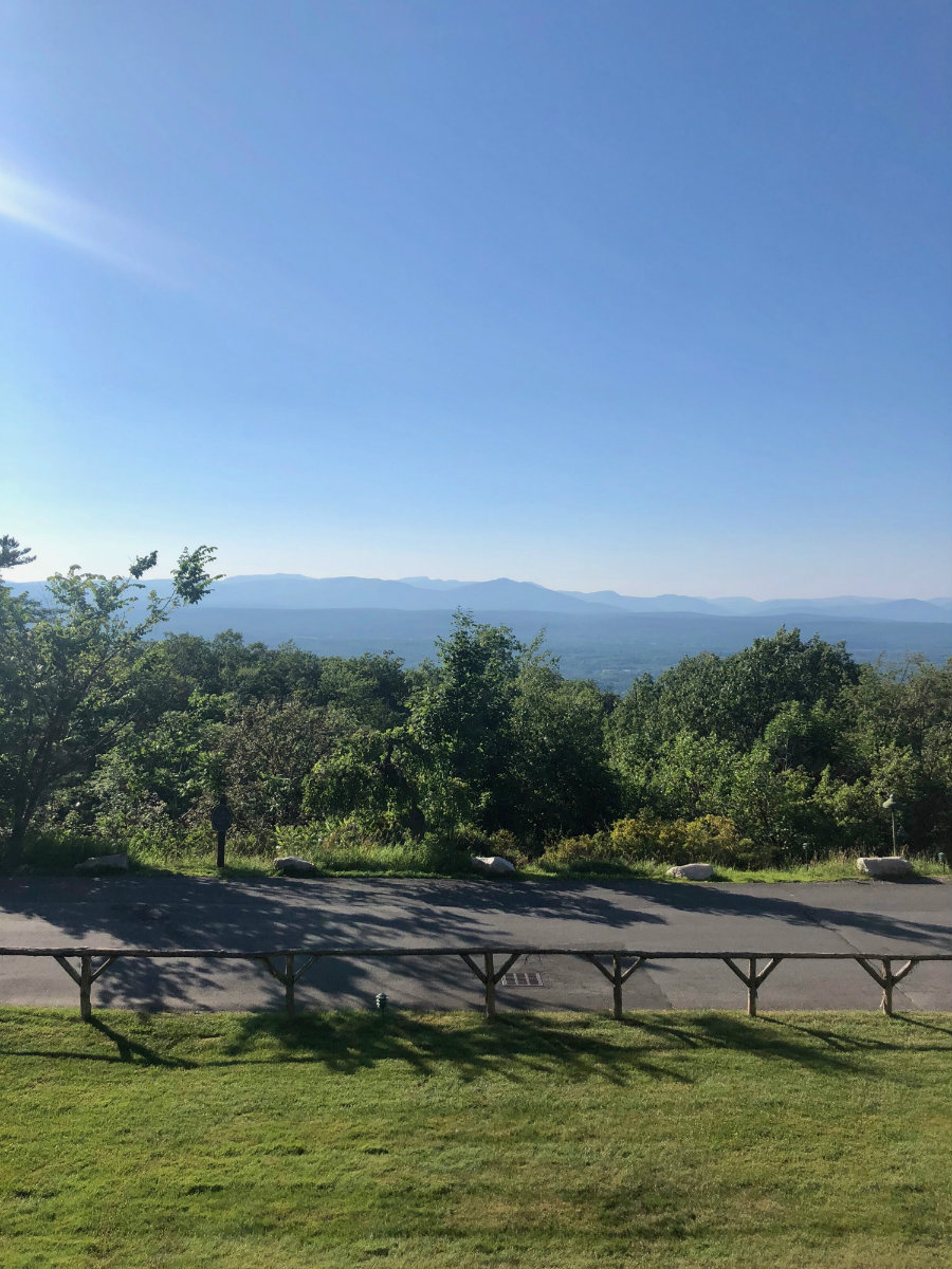 Mohonk Mountain House sunset view
