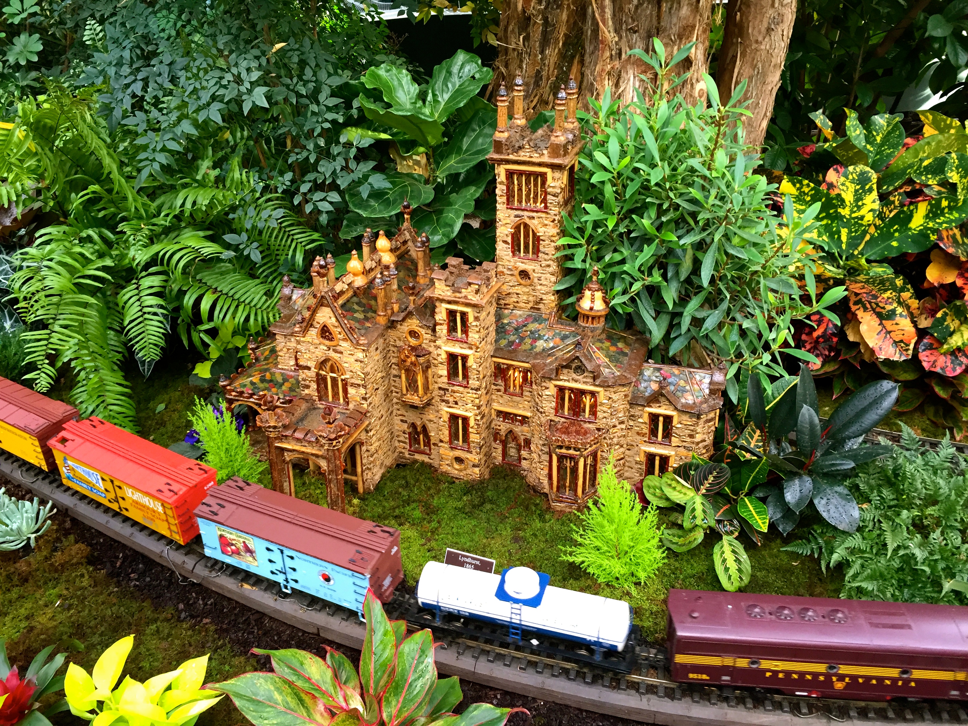 Day out at the Holiday Train Show at the New York Botanical Garden.