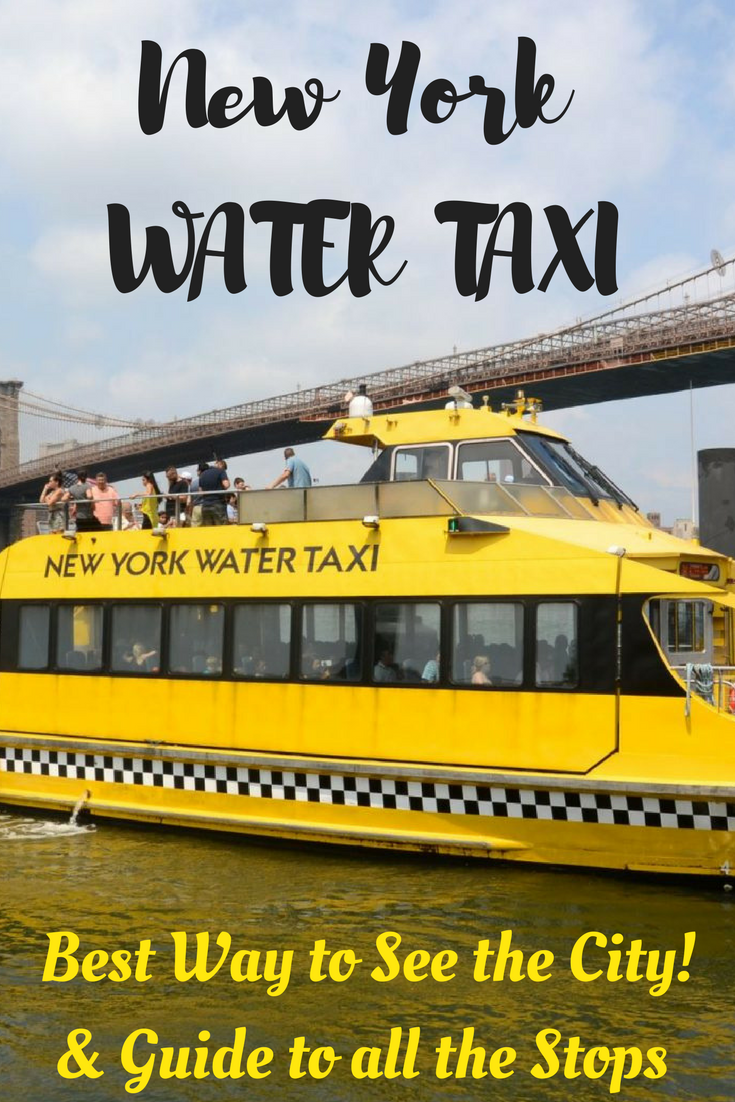The New York Water Taxi is an adventurous and fun way to explore the Big Apple.