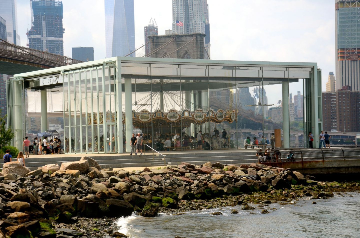 Janes Carousel in Brooklyn Bridge Park.
