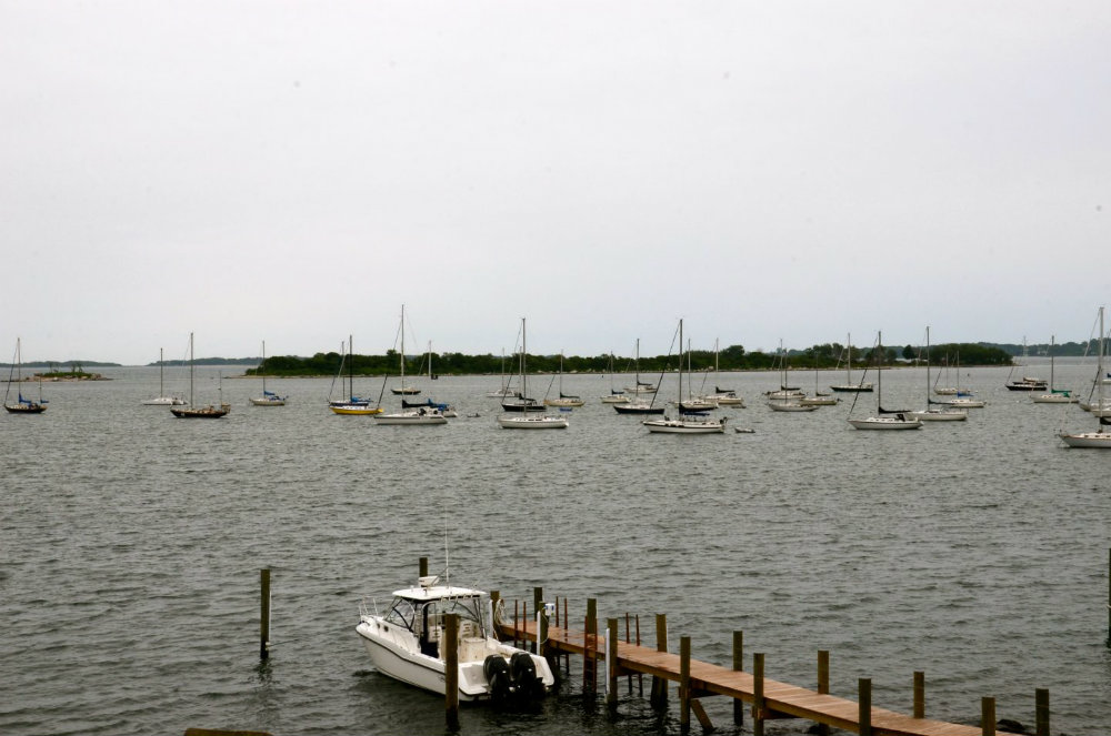 The town of Noank in Connecticut has the cutest marina and lobster restaurant.