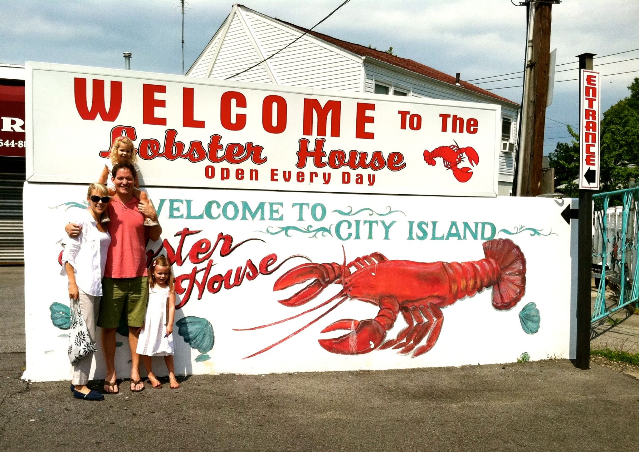 A family lunch at the Lobster House in City Island in the Bronx.