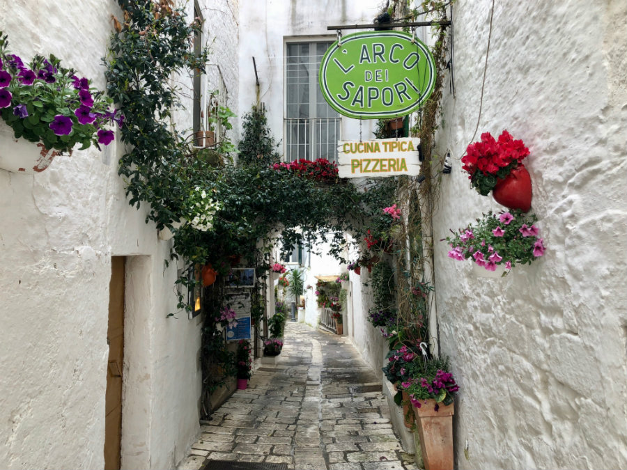 Walking the streets of Ostuni Puglia