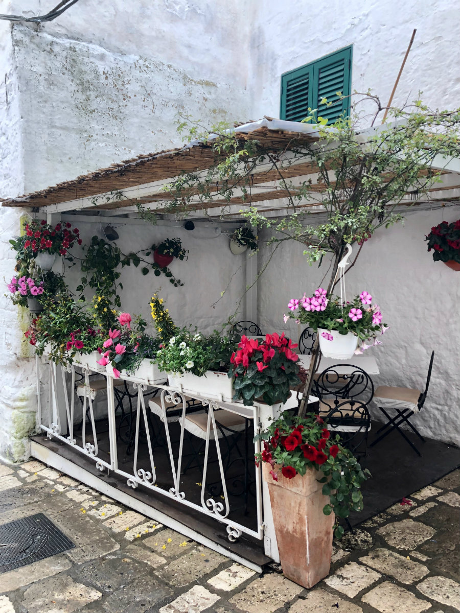 Adorable restaurant in Ostuni Italy!