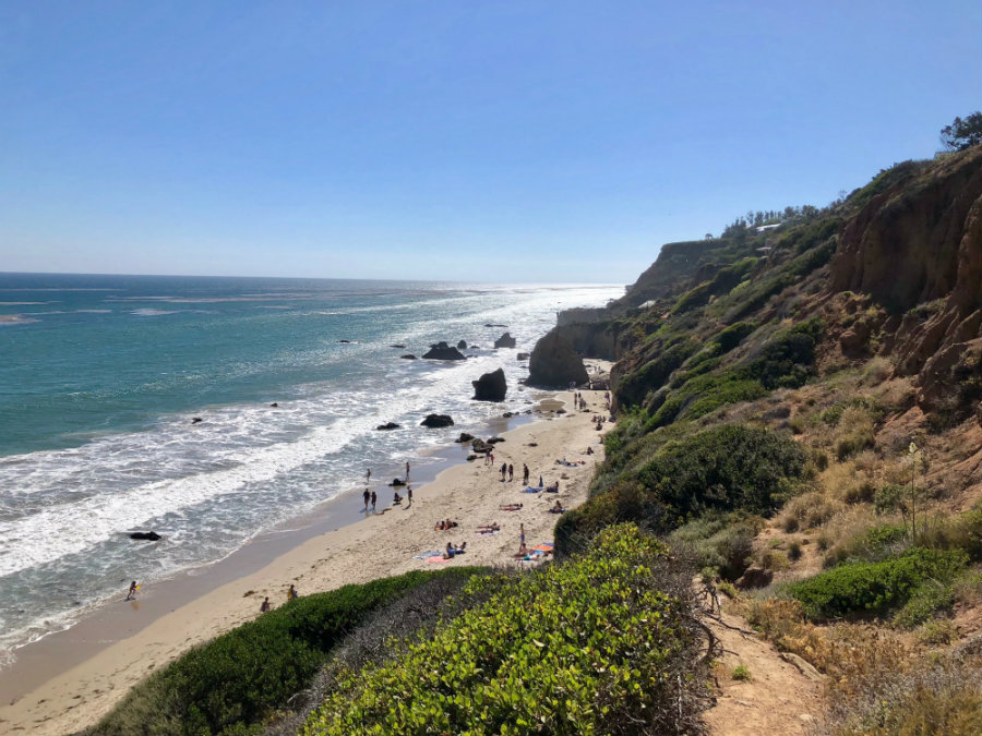 A day at Matador beach in Malibu