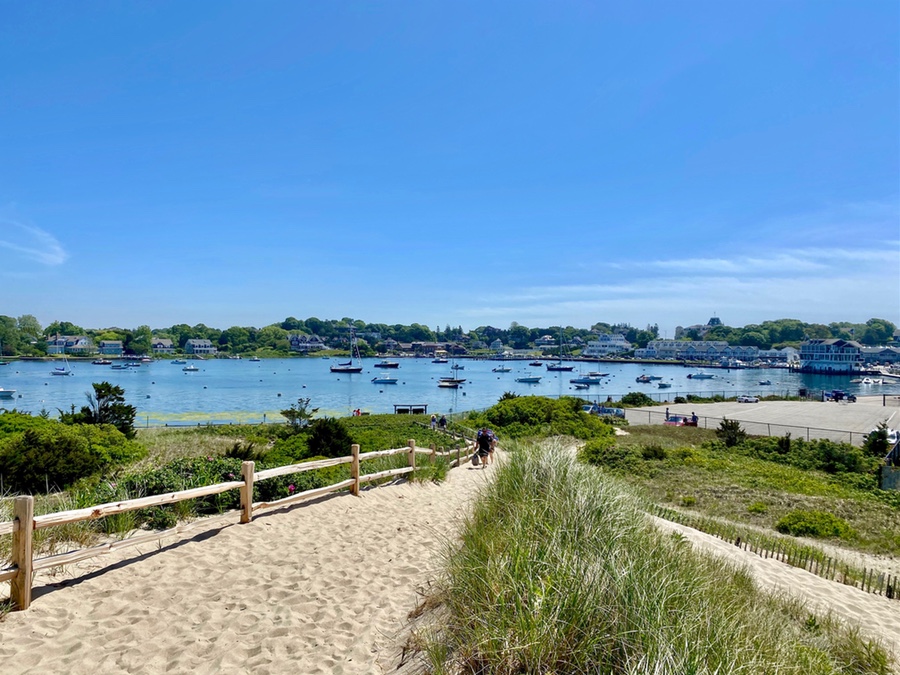 Watch Hill harbor in Rhode Island