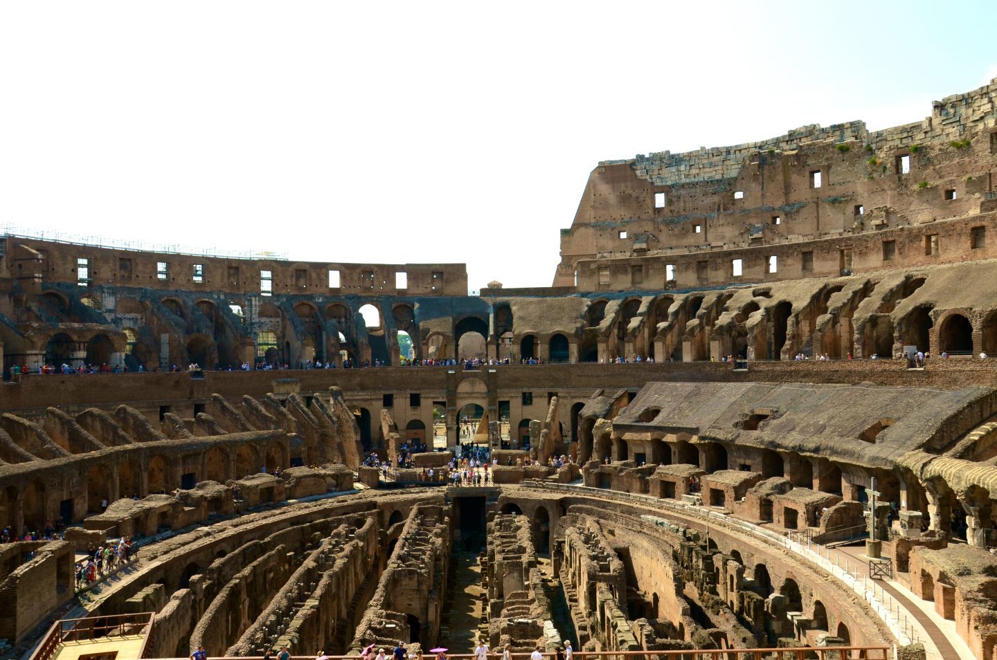 Exploring the Colosseum in Rome.