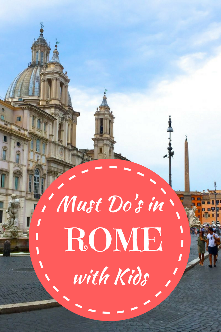 Top things to see and do in Rome with kids.