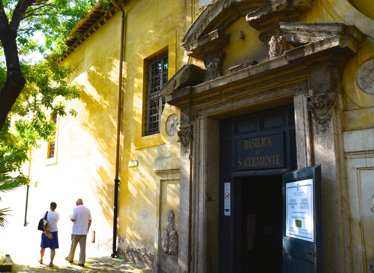 Exploring San Clemente Church in Rome.