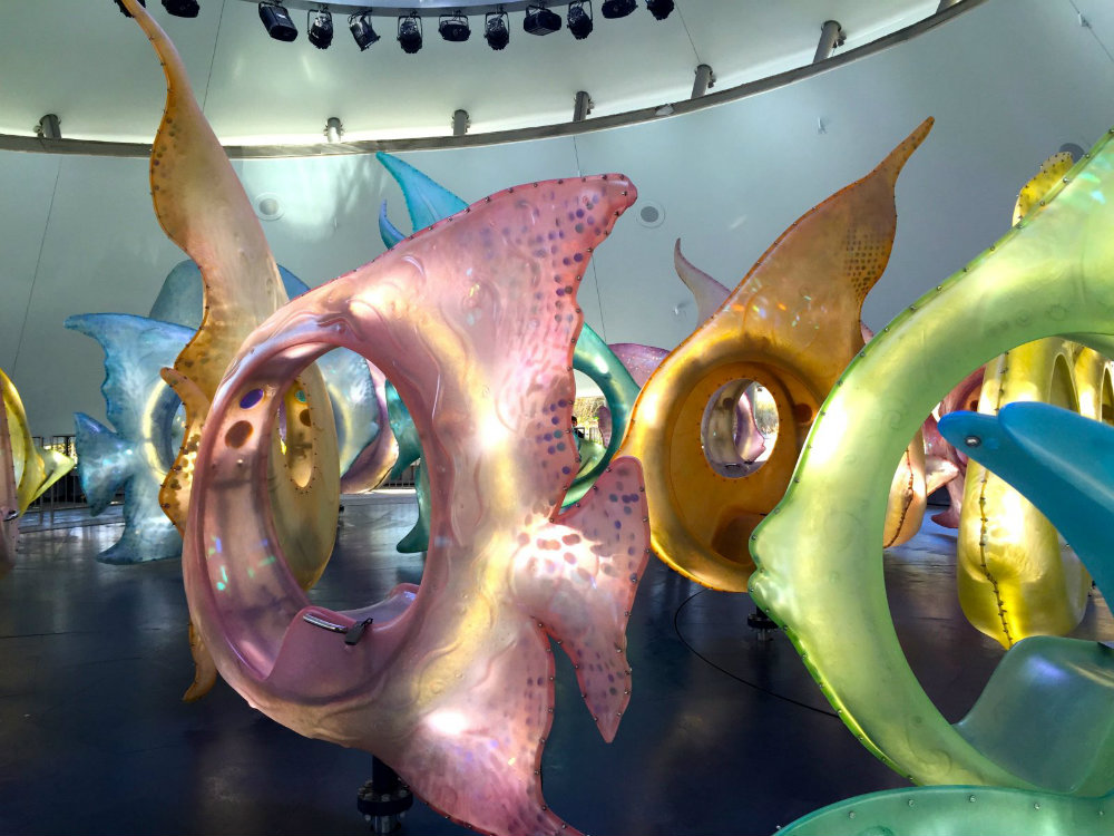 New York City With Kids: The Unique SeaGlass Carousel + Battery Park