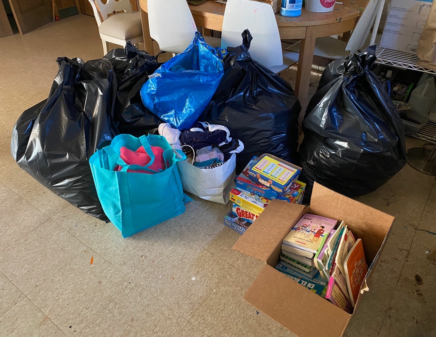 Putting together donations during Covid-19, silver linings