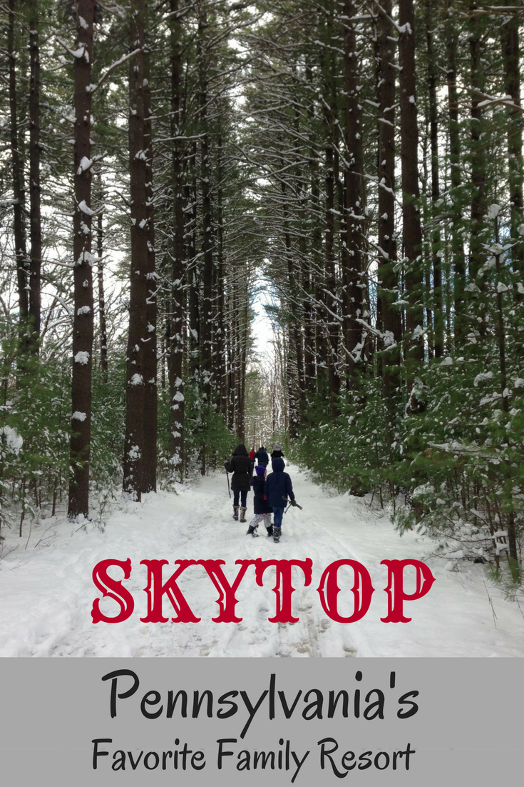 Skytop Lodge in Pennsylvania is a popular family resort for outdoor enthusiasts.