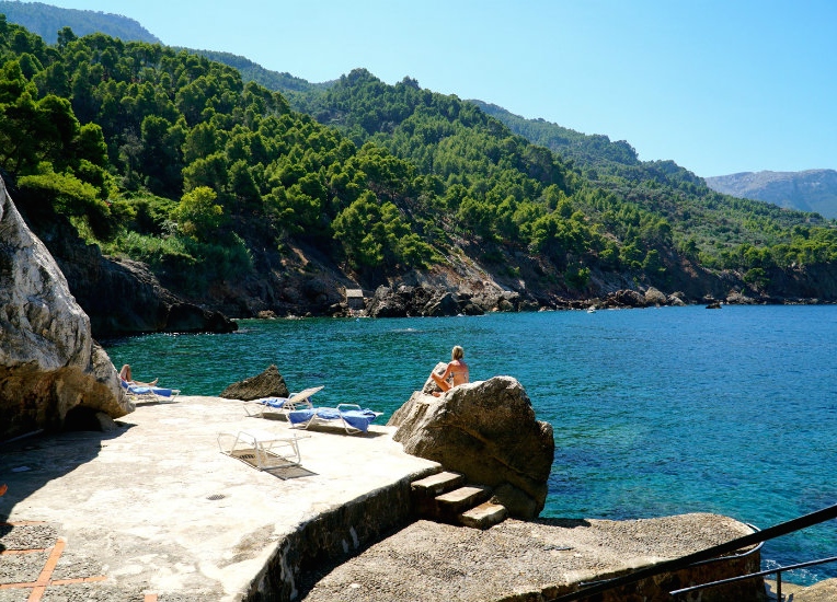 Exploring Mallorca's magical coves on our trip to Deia.