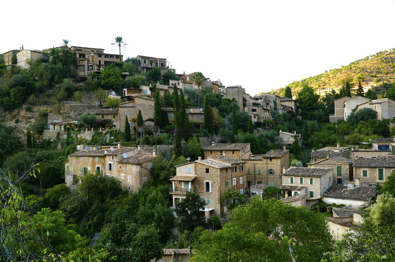 Exploring Deia on our vacation to Mallorca.