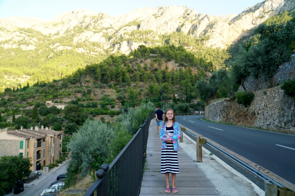 Walking around the mountain village of Deia in Mallorca