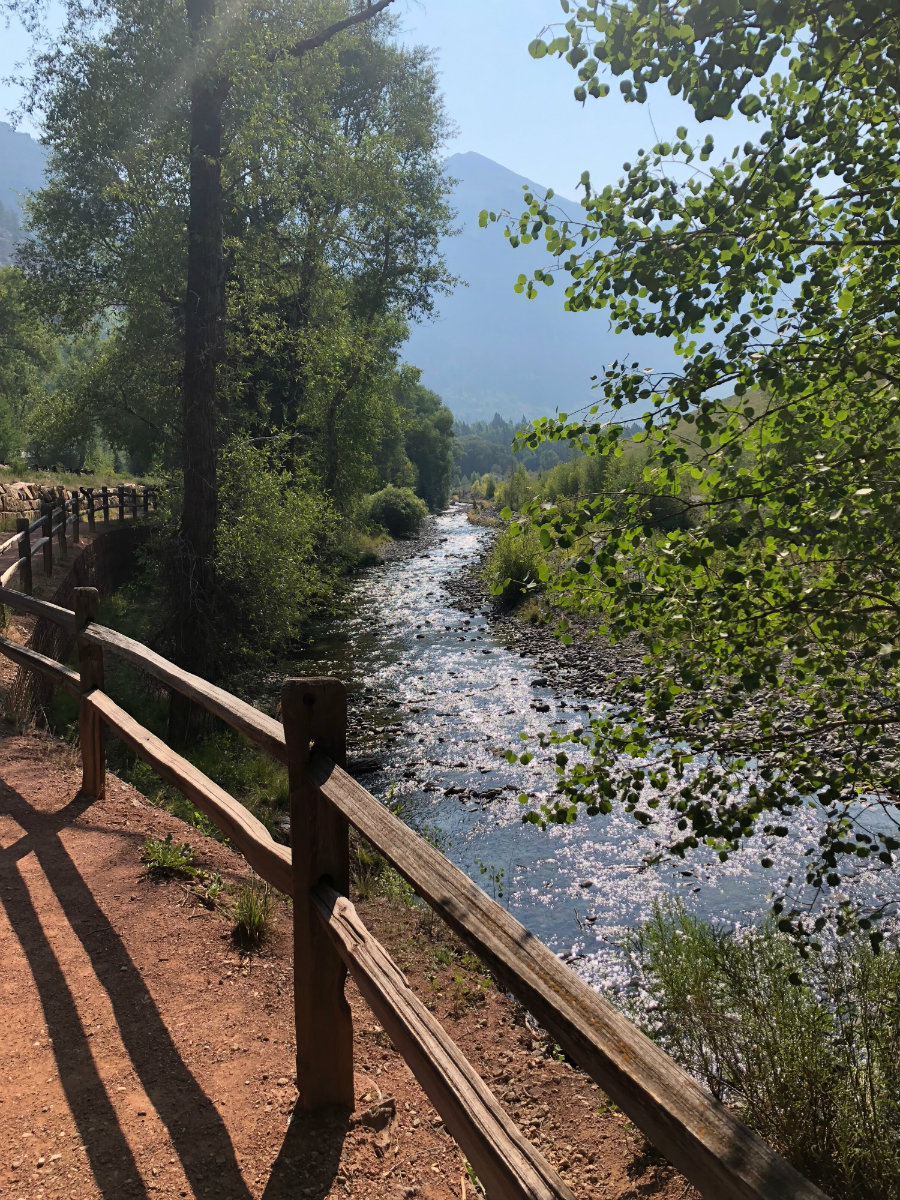Camping at Town Park in Telluride, CO