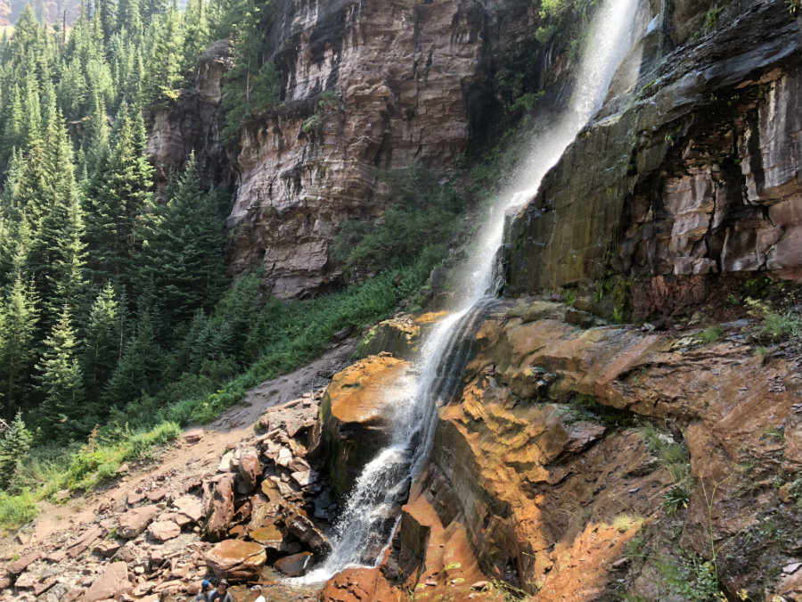 Hiking the bear Creek Trail in Telluride, CO