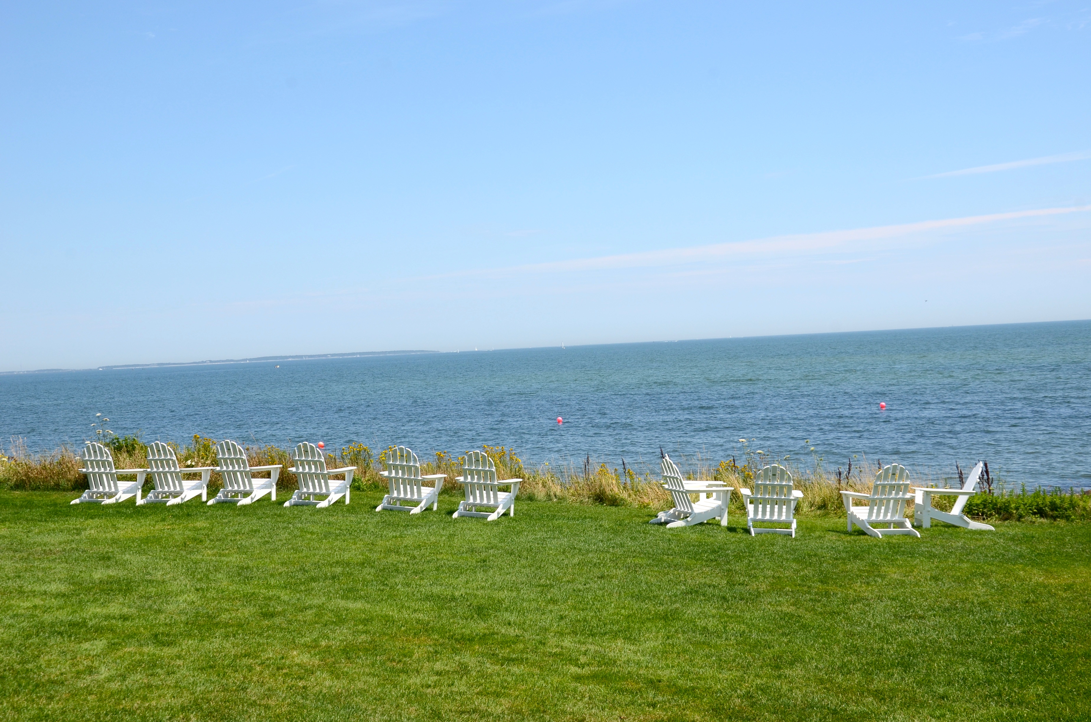 Overlooking the ocean in Osterville, MA.