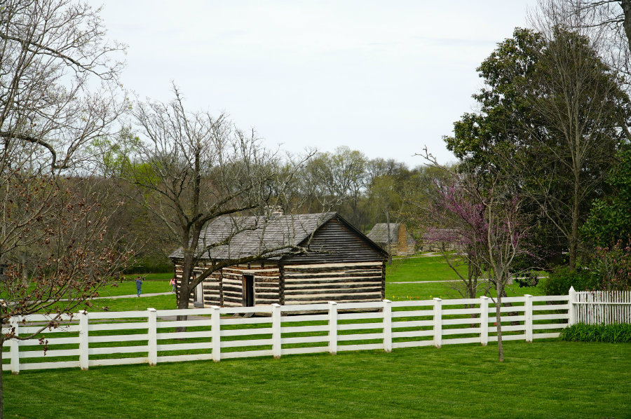 Alfred's cabin at The Hermitage at Andrew Jackson's home in Nashville.