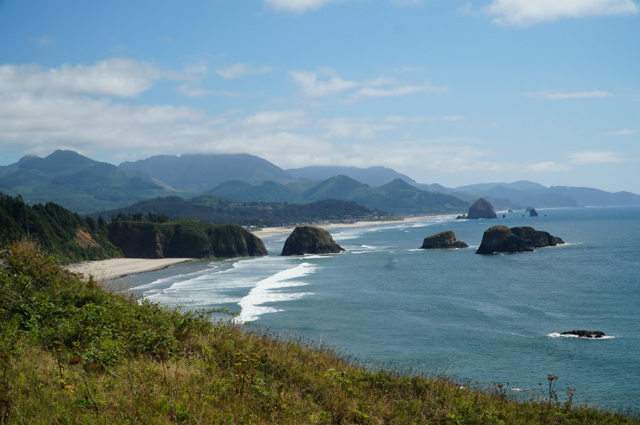 View of Cannon Beach from Ecola Point