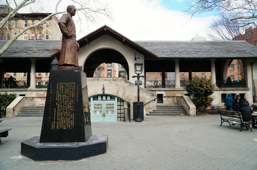 Fun things to do in Chinatown NYC includes Columbus Park