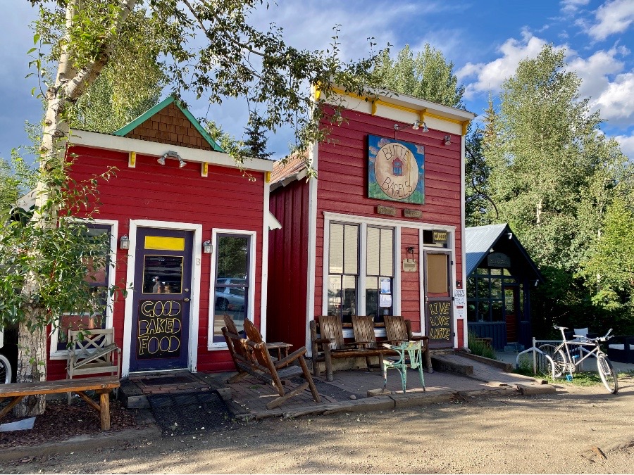Walking around downtown Crested Butte