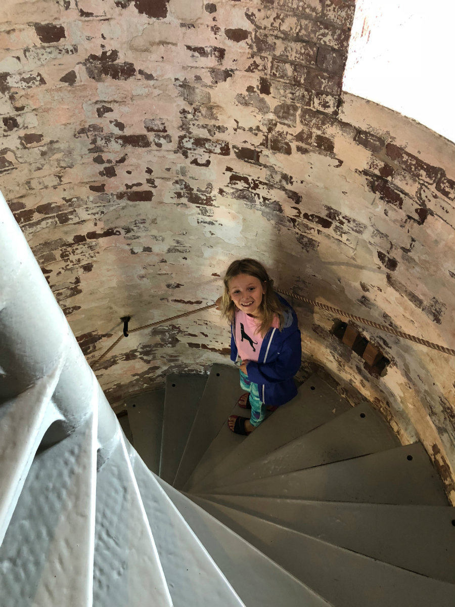 Climbing the Montauk Lighthouse