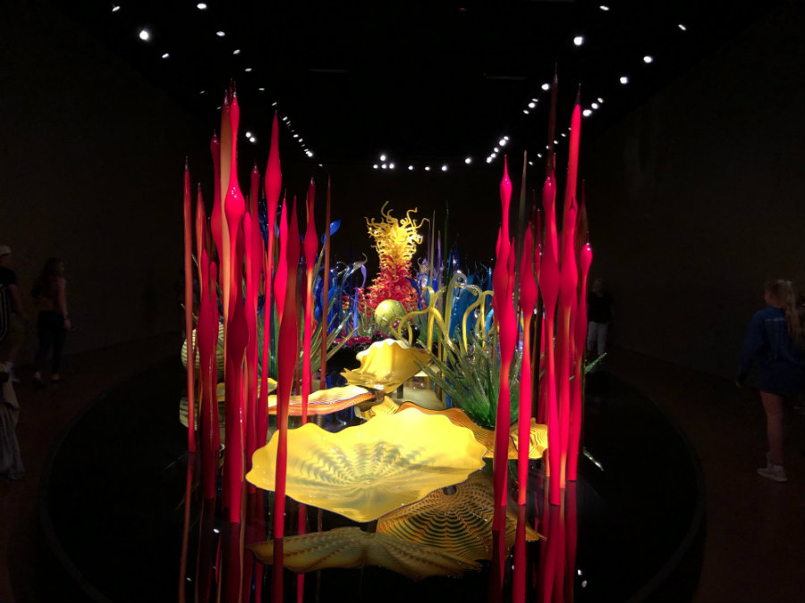 The Chihuly museum in Seattle