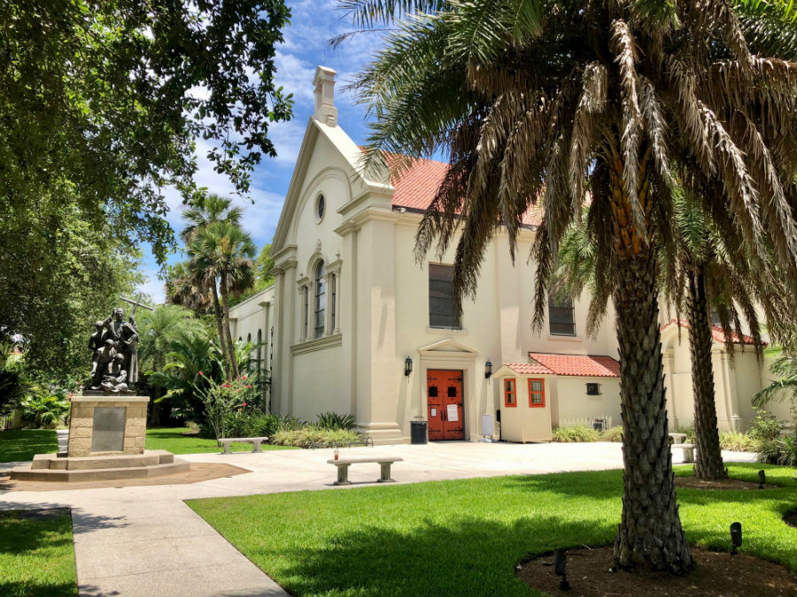 View of a church in St. Augustine, Florida