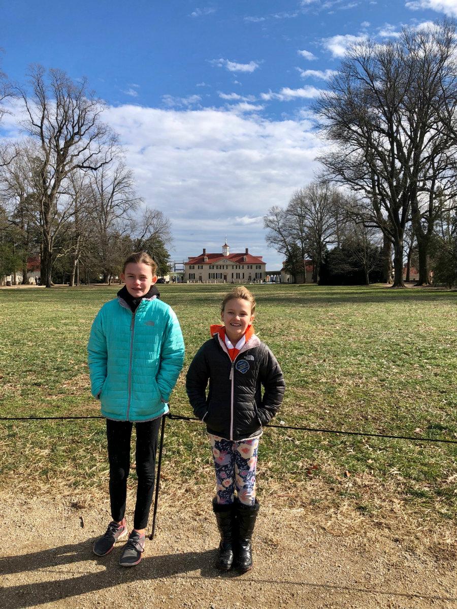 Walking around George Washington's estate at Mount Vernon during the government shutdown