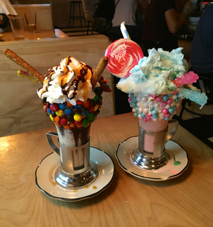 Milkshakes at Black Tap in SoHo, New York