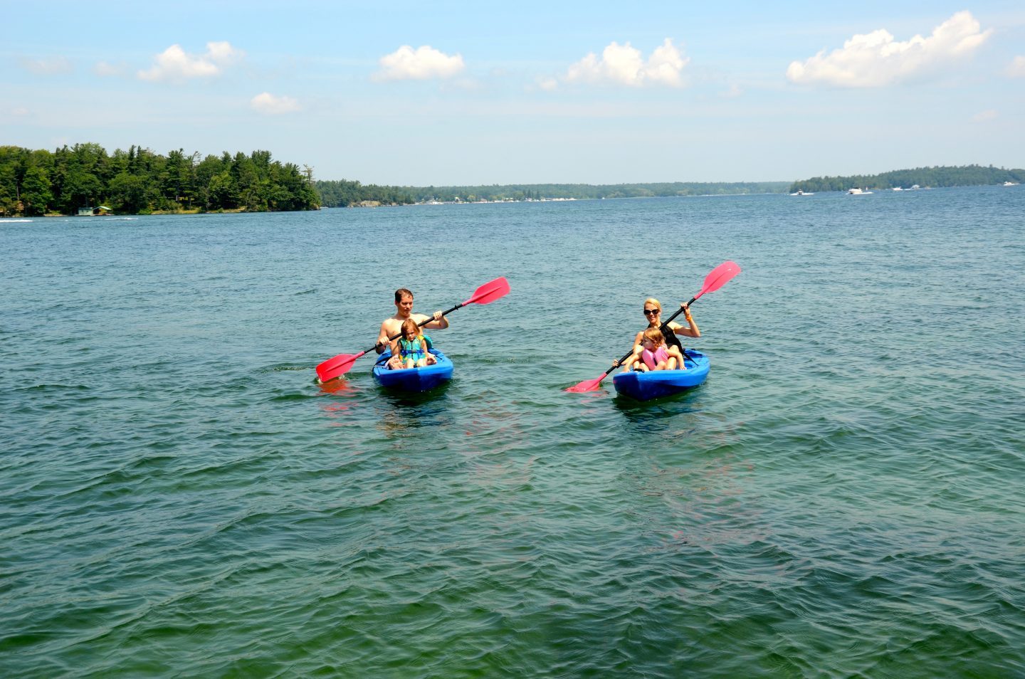 Kayaking in the Thousand Islands