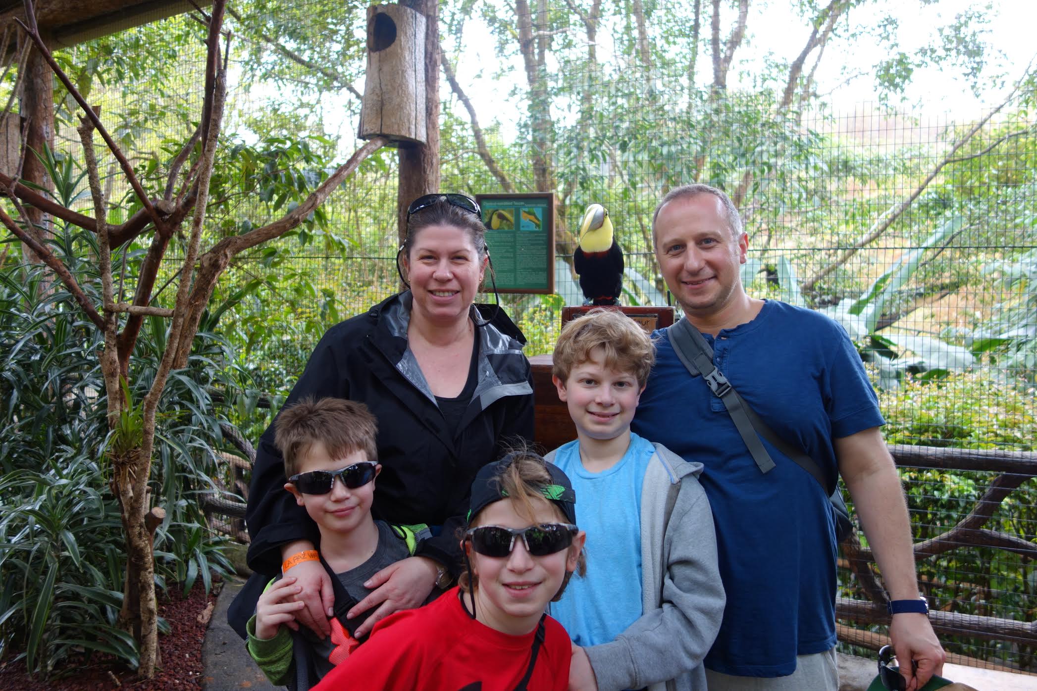Travel Exchange - Family portrait in Costa Rica.