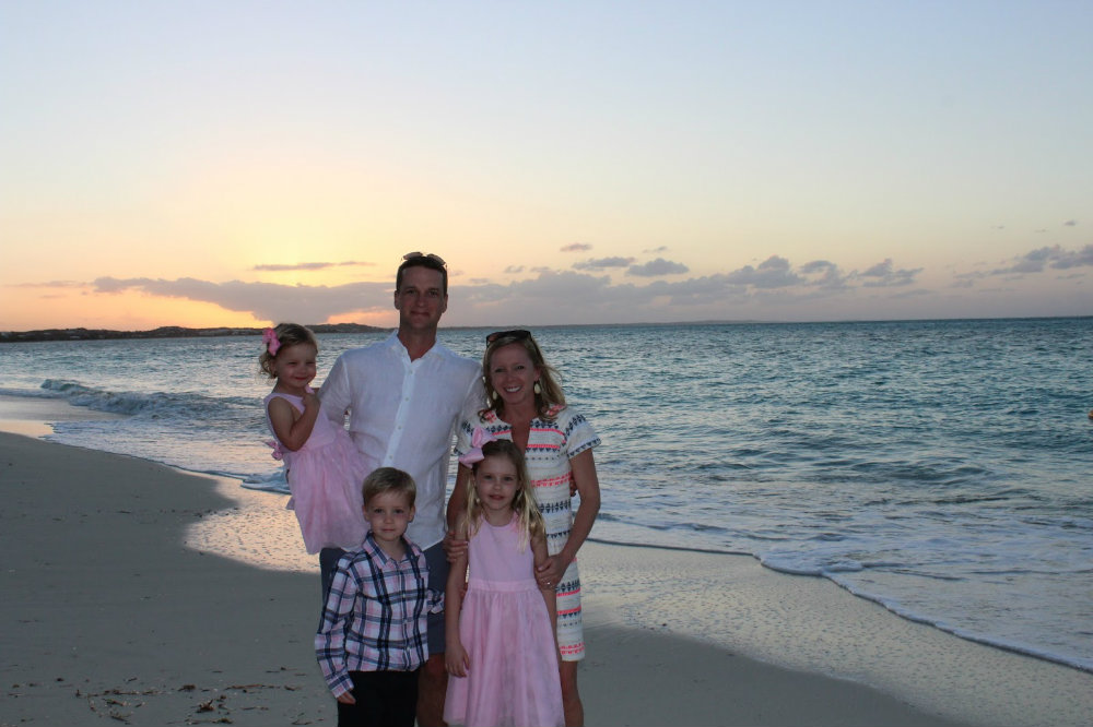 Sunset hour at Beaches resort at Turks and Caicos.