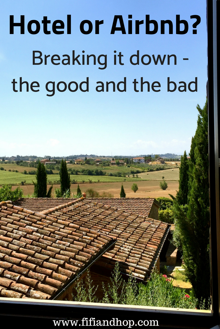 Travel Talk - hotel or airbnb?