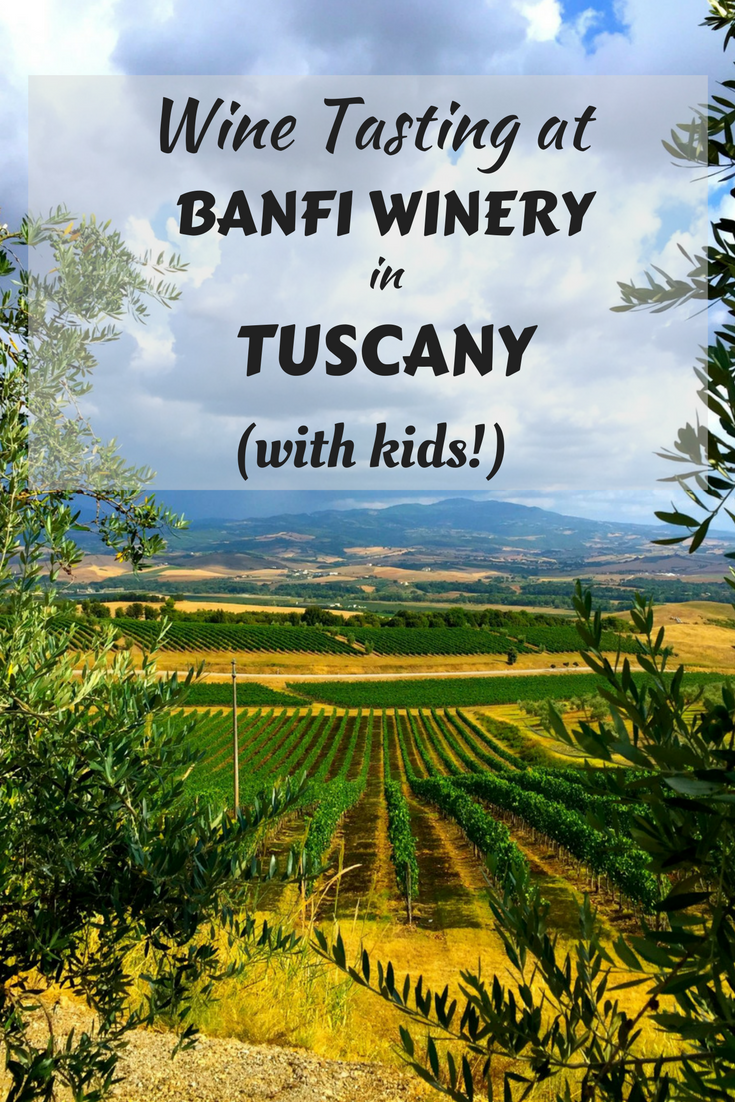 A visit to kid-friendly Tuscan winery Castillo Banfi