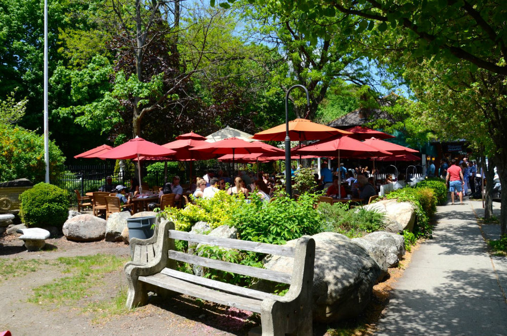 Lunch at the Depot in Cold Spring, NY.
