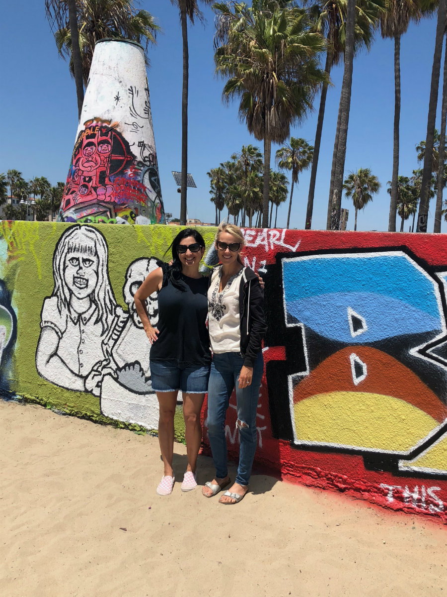 Venice Beach with Kids, HilaryStyle and me