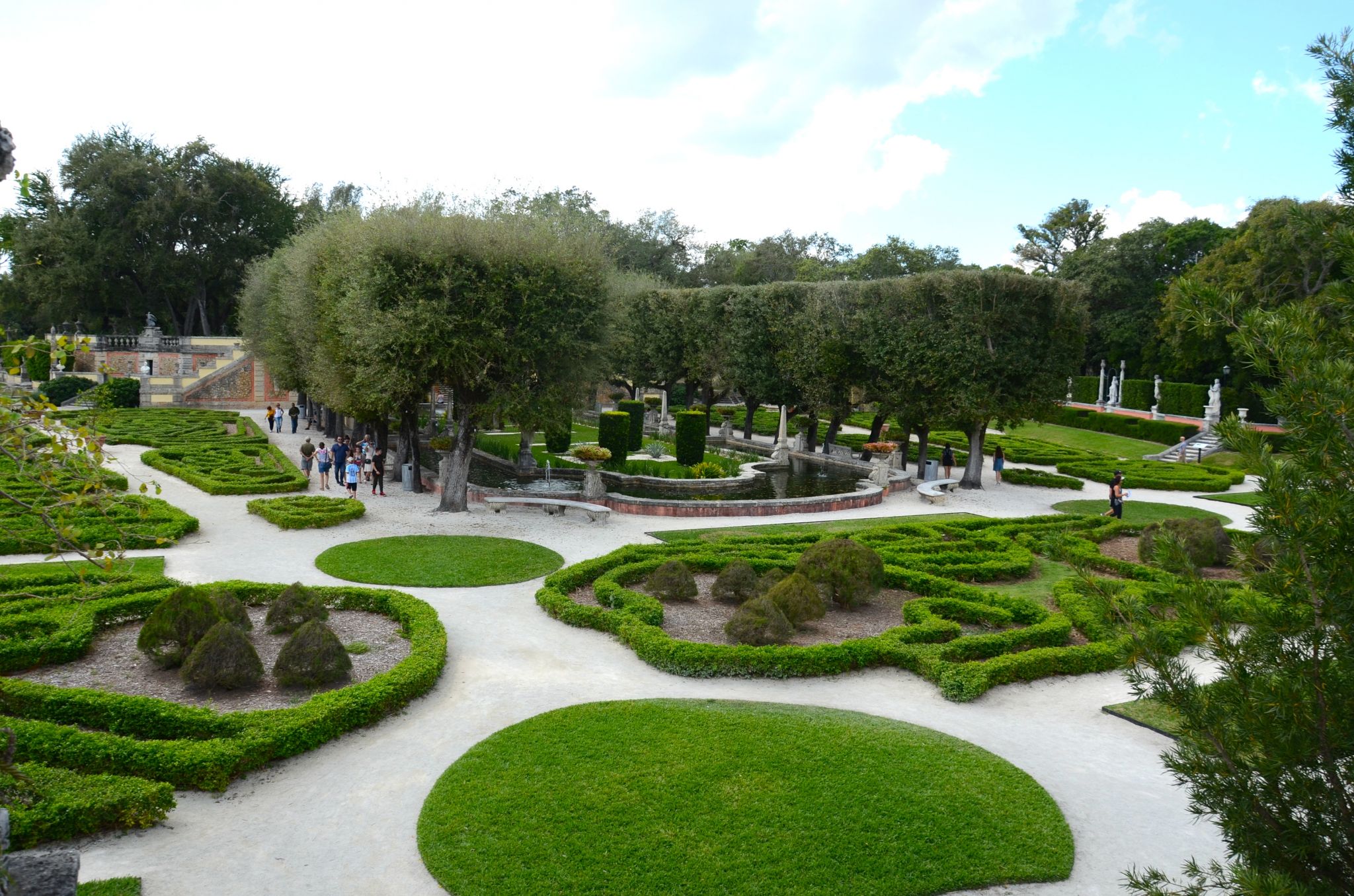 Vizcaya gardens in Miami