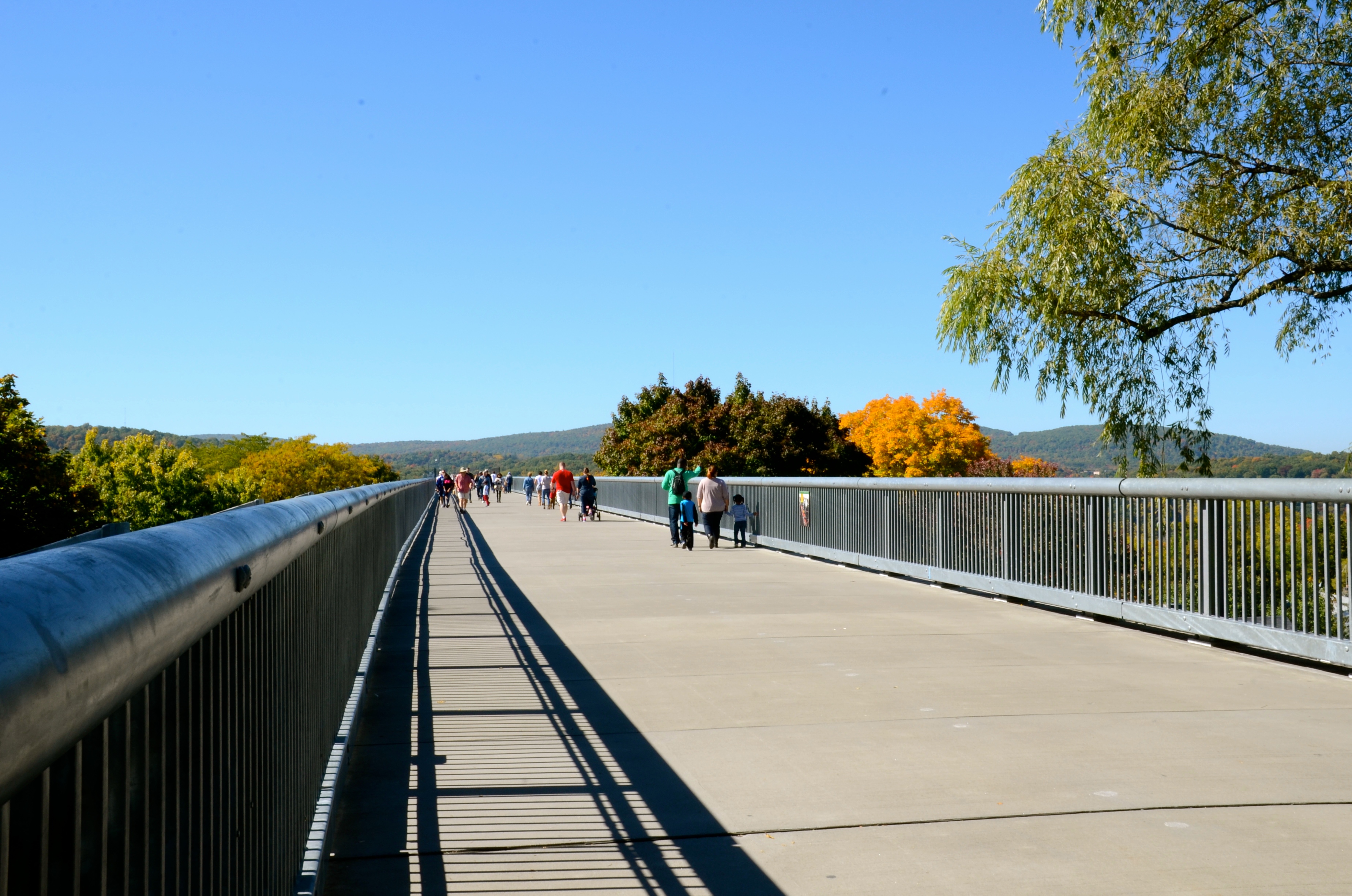 Taking a walk on Walkway over the Hudson.