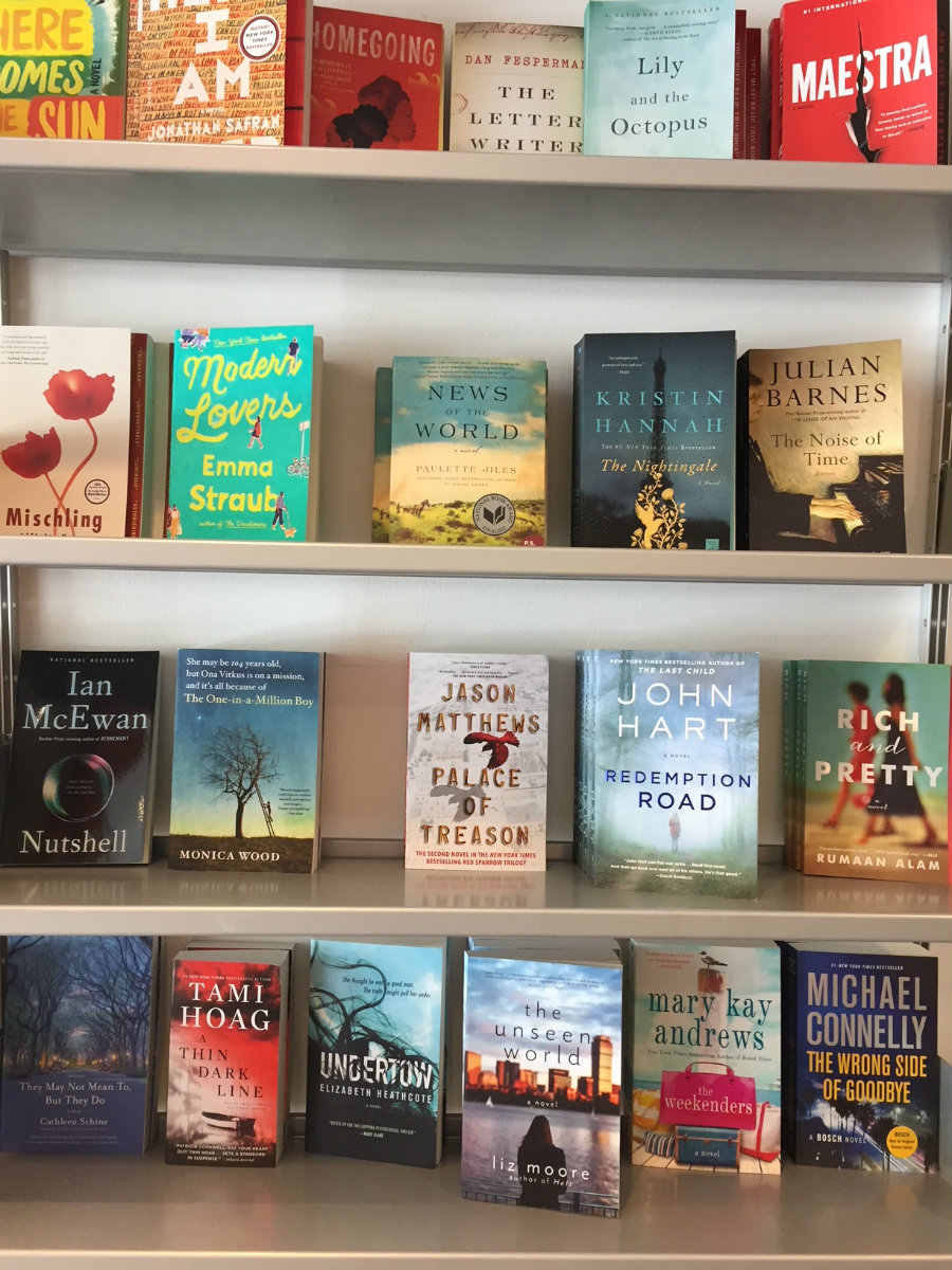 Shopping at Anderson's book store in Larchmont, NY