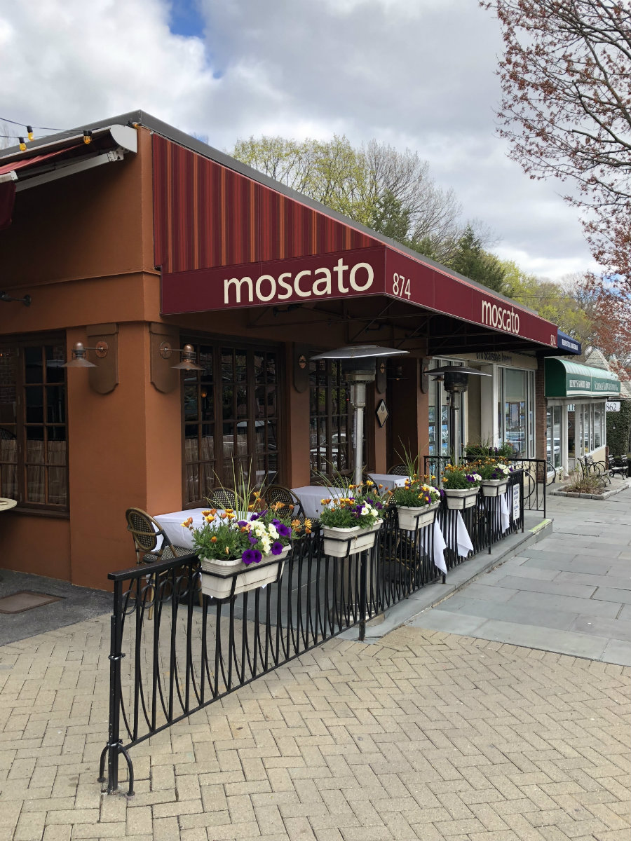 Shopping in the village of Scarsdale in Westchester County, NY