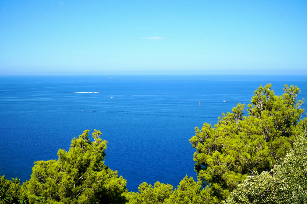 View from Ma-10 road in Western Mallorca.