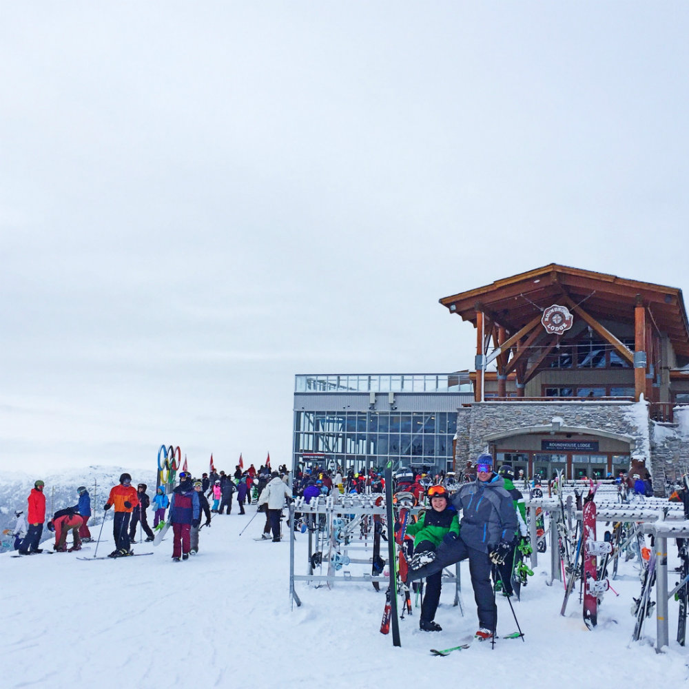 The lodge at Whistler mountain in Canada.