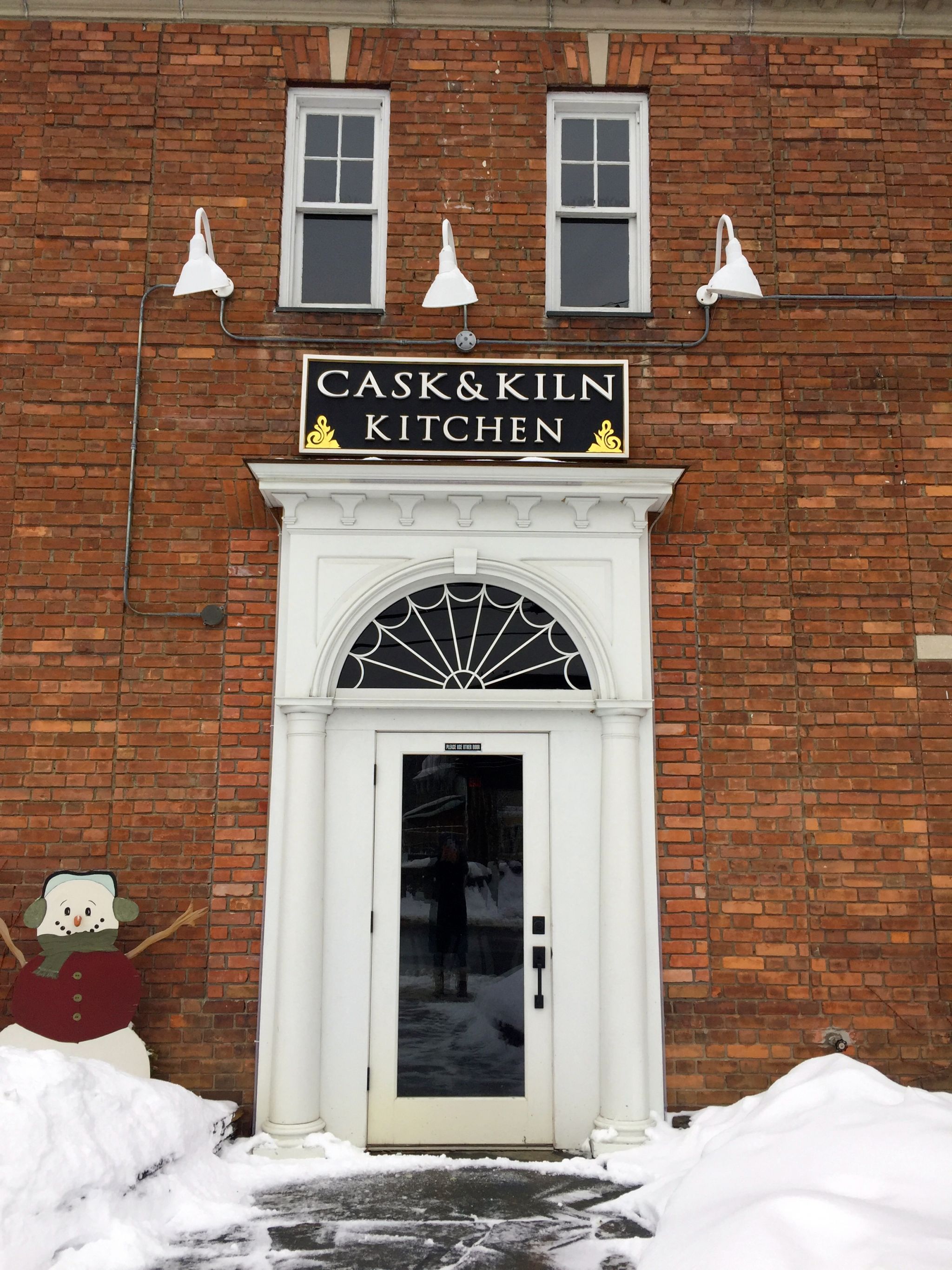 Restaurant entrance in Wilmington vermont